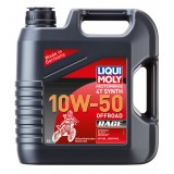 3052 LiquiMoly Синтетическое моторное масло для 4-такт.мот.Motorbike 4T Synth Offroad Race 10W-50 4л