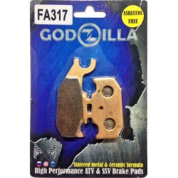 Тормозные колодки GODZILLA FA 317 для BRP Can-Am G1, правые FA317