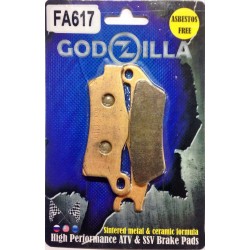 Тормозные колодки "Godzilla" FA617 для всех моделей BRP после 2012 г.в. На платформе G2. Правые.